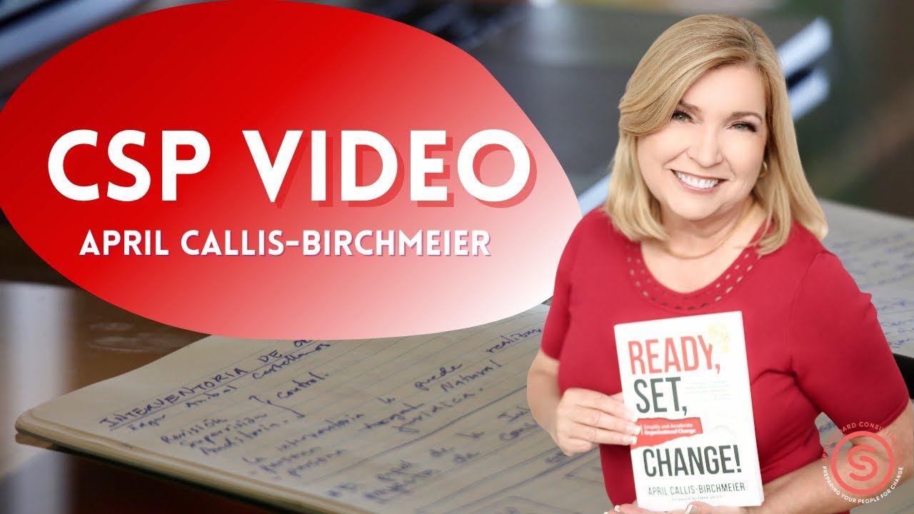 Certified Speaking Professional (CSP) Video April Callis Birchmeier