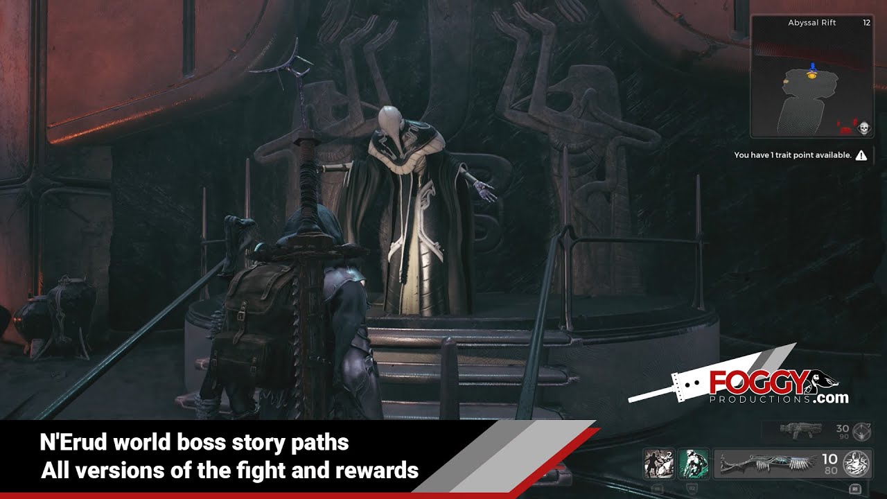 Remnant 2 - N'Erud world boss story paths (All versions of the fight and rewards)