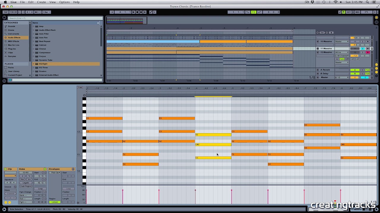 Trance Chord Progressions and Inversions