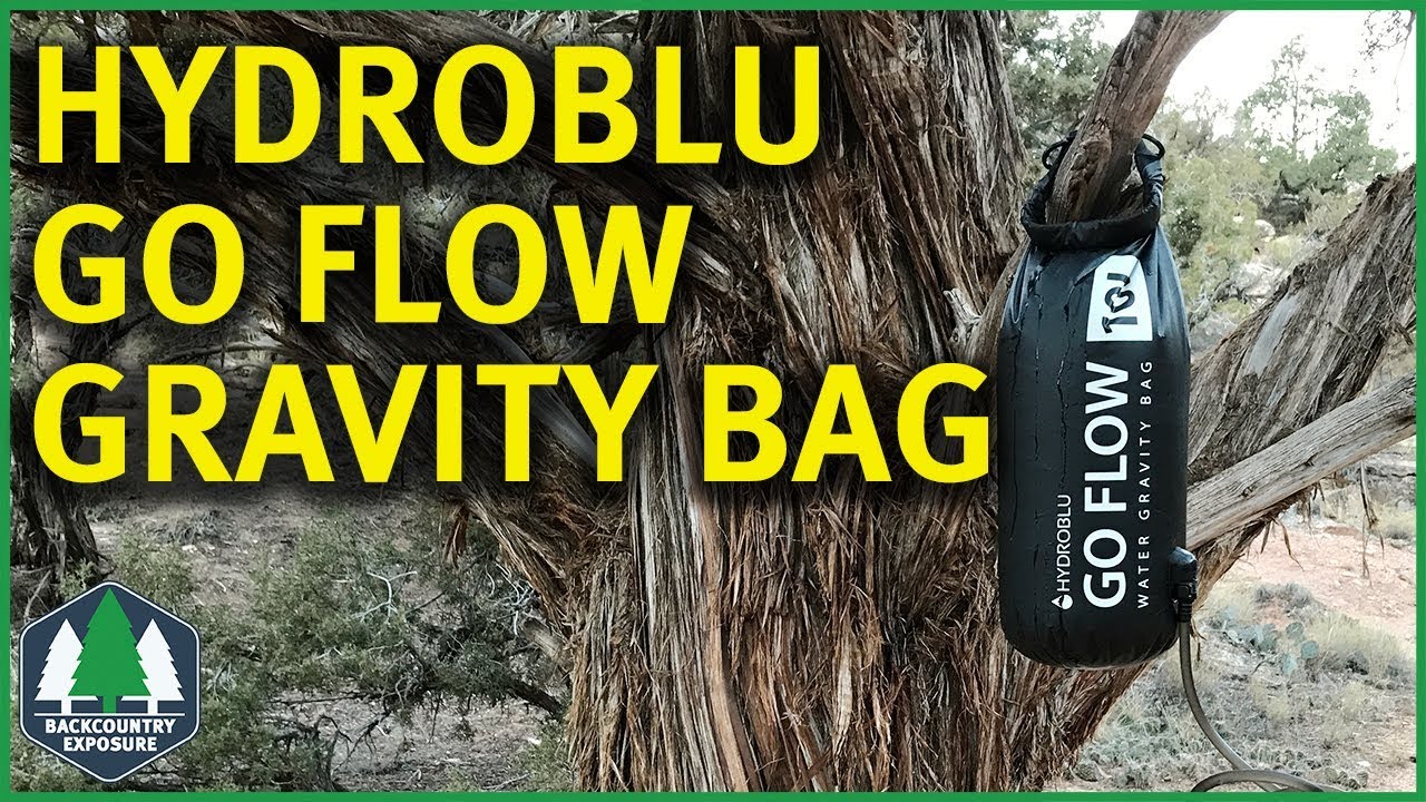 Hydroblu Go Flow Gravity Water Bag | Inline Gravity Filtration