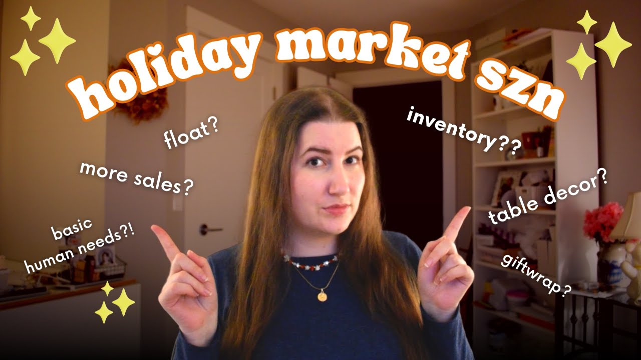how to shine in holiday market season 🎄✨ pro tips for art & craft markets