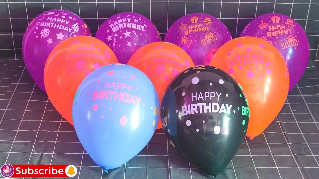 Satisfying Birthday Balloon Chaos | Loud Pops & Colors Fun!!!Part-84