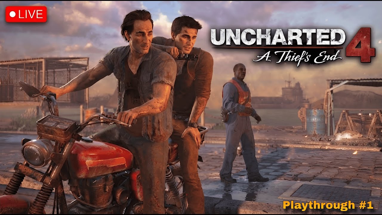 A Thief’s Final Adventure Begins! | Uncharted 4: A Thief’s End Live Stream | Playthrough #1