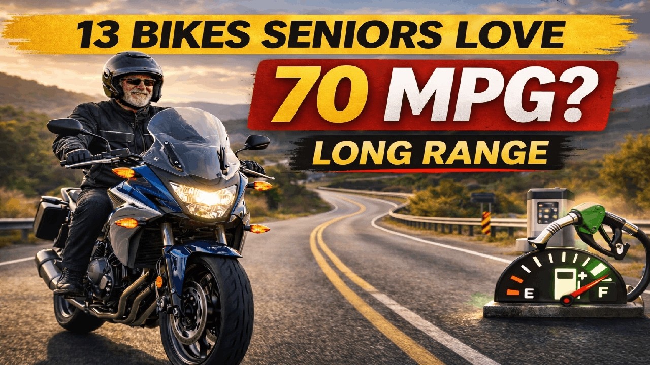 13 Motorcycles Seniors LOVE in 2026 (70 MPG & Long Range!)