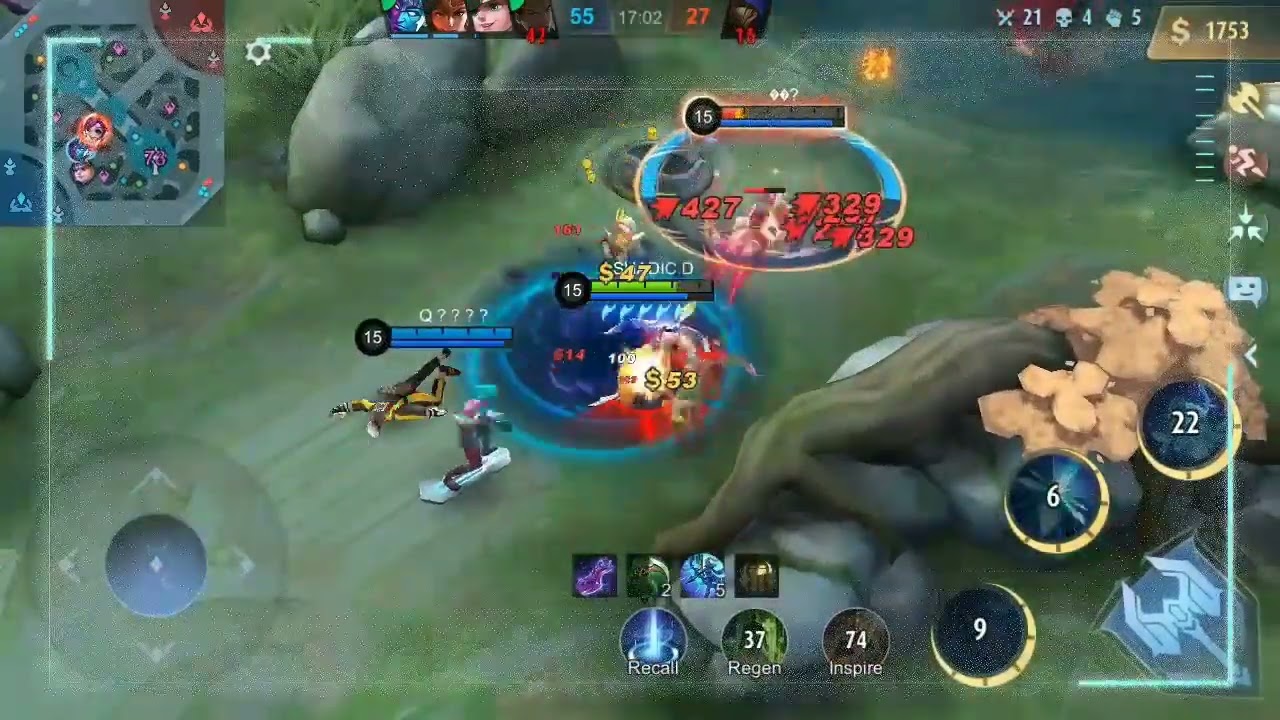 MOBILE LEGEND BANG BANG MIYA 25/4/5 KILL