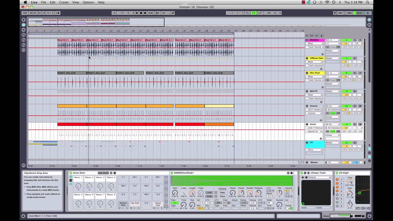 Make PHAT, loud beats in Ableton Live drum racks pt 1