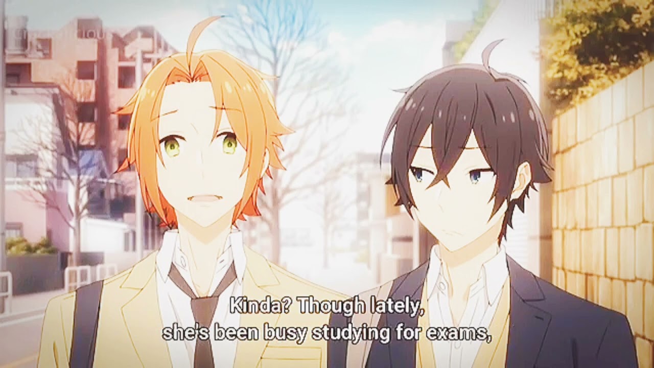 Hori thinking miyamura is gay 😂🤣 #anime #horimiya