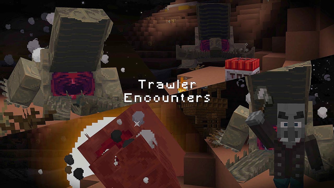 Minecraft Trawler Encounters (Skarrier Mobs Mod UPDATE) (Deadly Encounters)