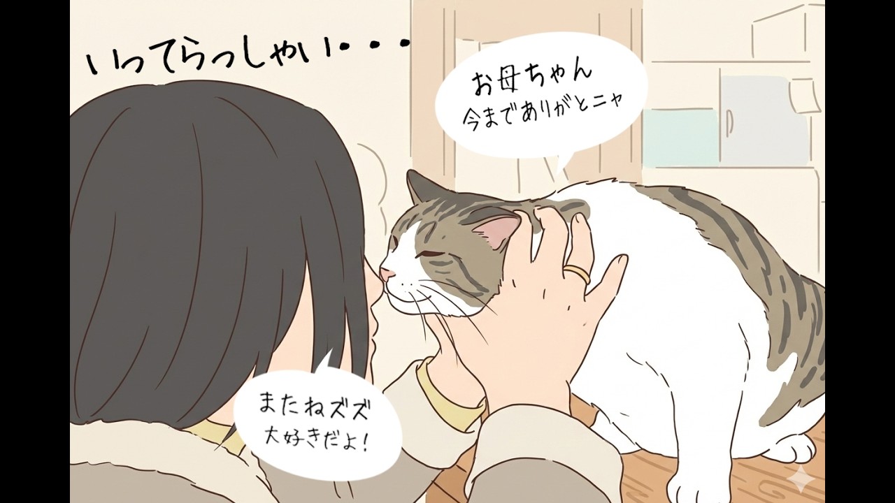 「ずっとのお家へ」迷い猫だったズズ、家猫へ。ズズくん野良猫ハル商店卒業することになりました🐈️#保護猫 #cat