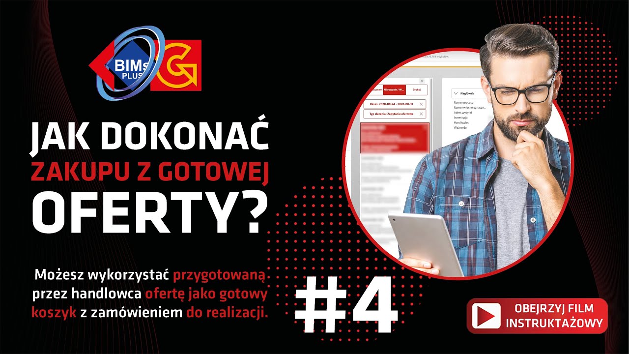 Poradnik BIMs PLUS 24 #04. Jak dokonać zakupu z gotowej oferty w zakładce Zlecenia