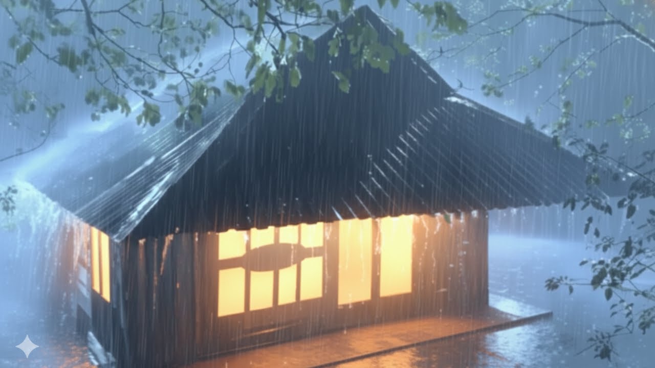 Deep Sleep During the Rainy Night - Rain Sounds For Sleeping - Beat Insomnia, ASMR, White Noise