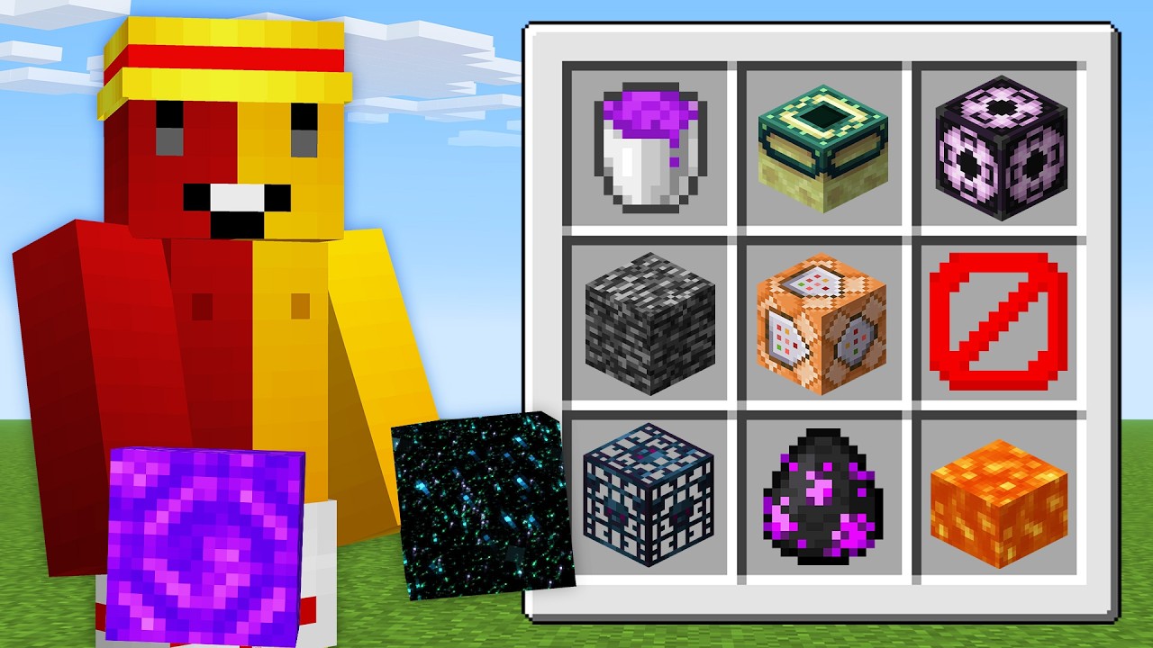 completei a coleção de ITENS ILEGAIS no minecraft!