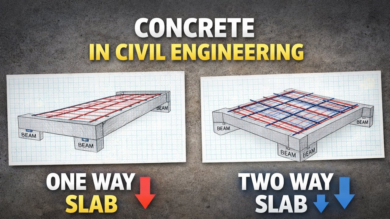 شرح كونكريت Two way slab 3