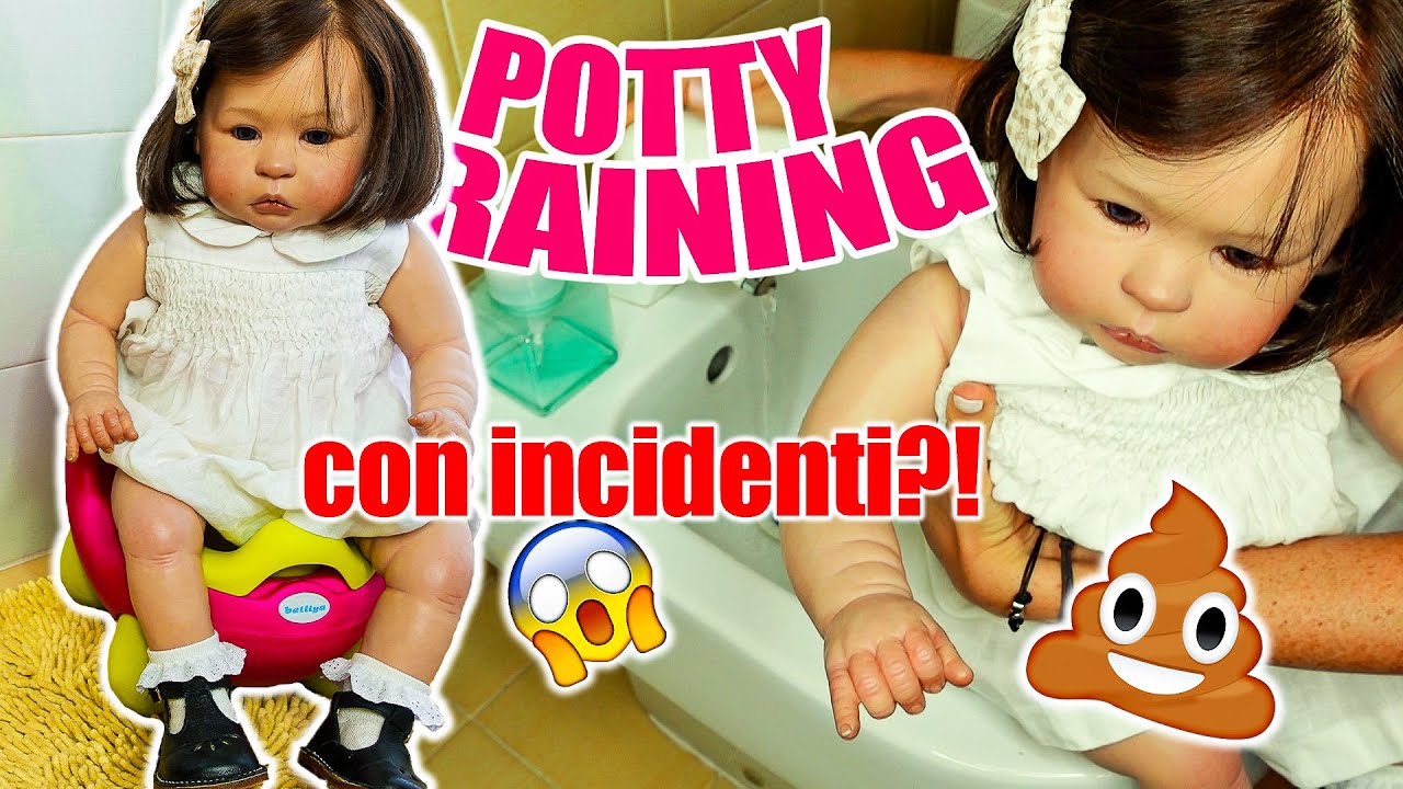 💩 Cacca addosso?! Matilde prova il vasino... 😓 | Reborn Toddler