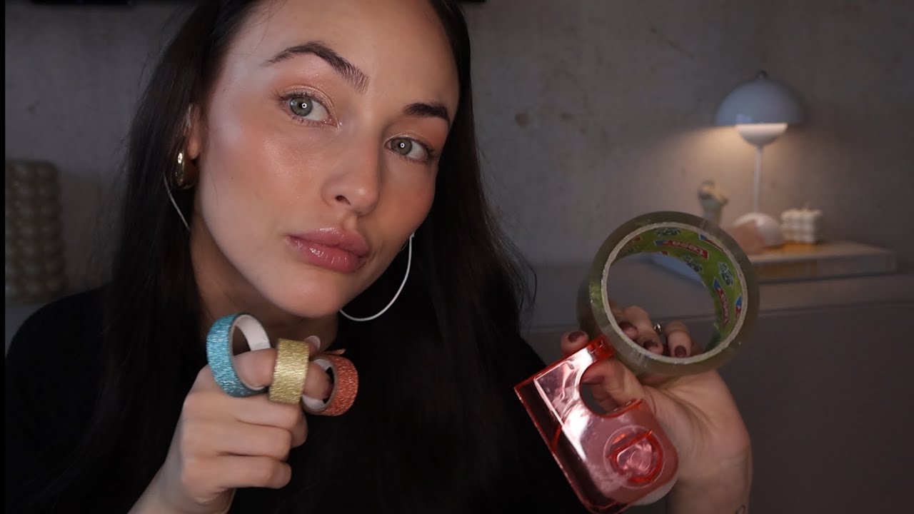 ASMR Tape on mic 🩹
