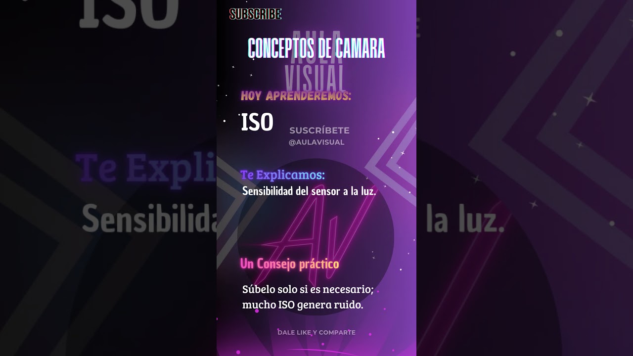 📷 Fundamentos de C&aacute;mara #1 ISO