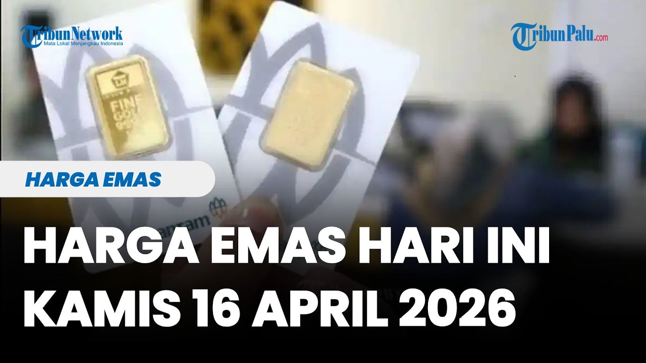 Harga Emas Hari Ini Kamis 16 April 2026, Emas Antam Turun Rp 5.000/Gram, Harga Buyback Tetap