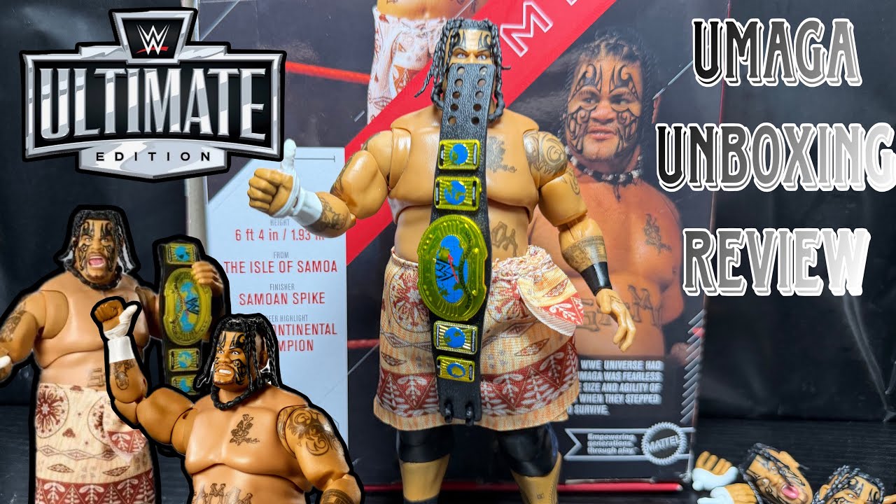 WWE Umaga Ultimate Edition Unboxing & Review!