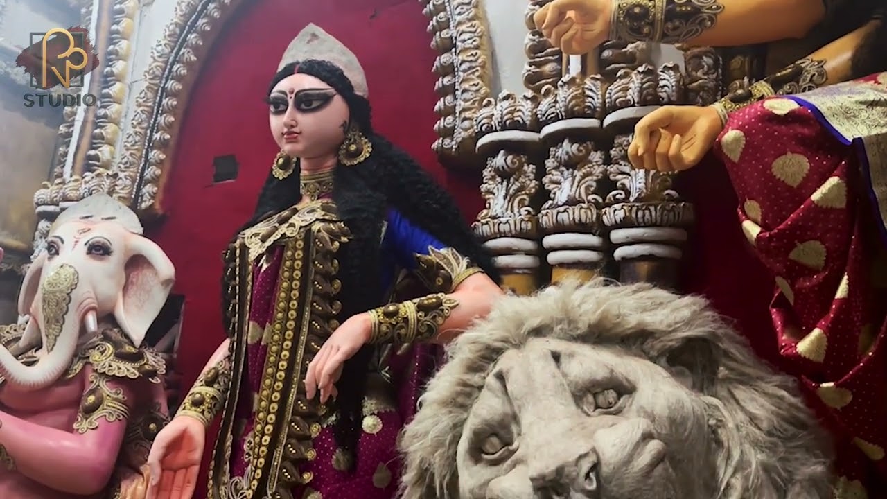 BIBIGUNJ DURGA PUJA PREPARATION 2025 || [OFFICIAL VIDEO] || SCULPTOR PRADIP RUDRAPAL || PRP STUDIO