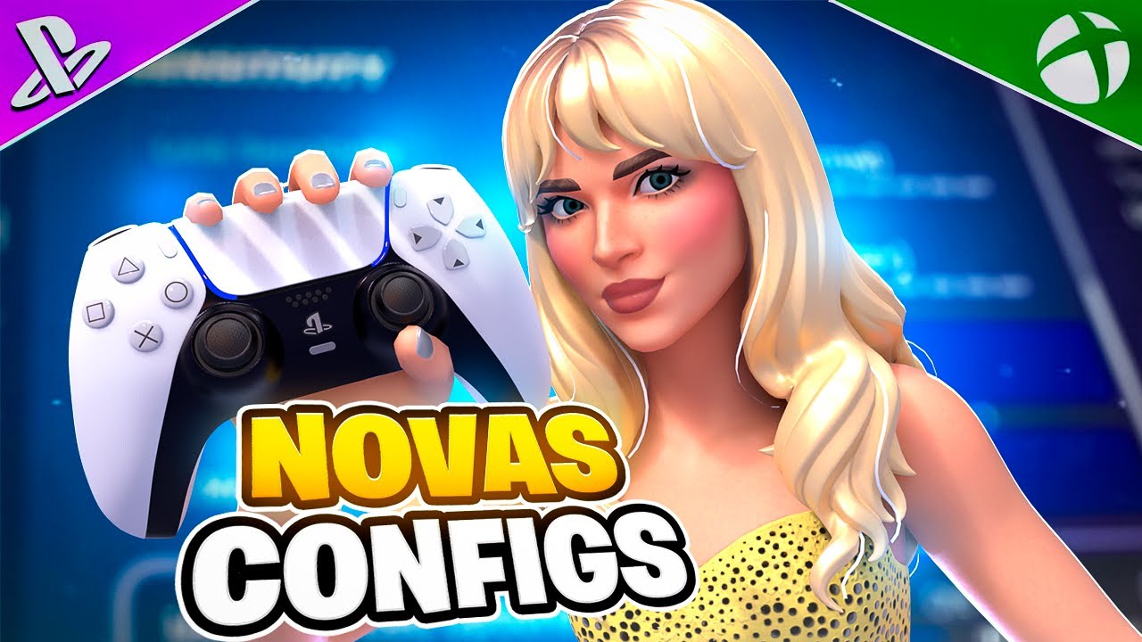 NOVAS MELHORES configura&ccedil;&otilde;es e sensibilidade do controle no Cap&iacute;tulo 6 (Tutorial Fortnite)