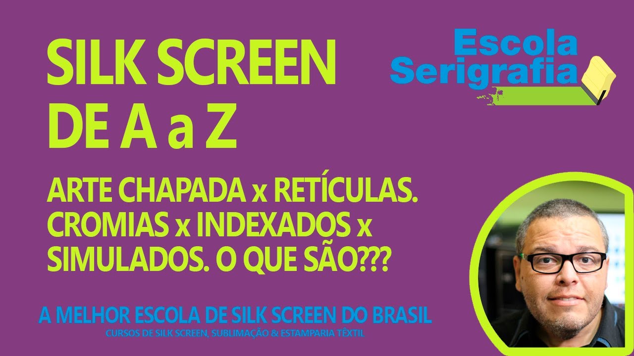 Escola Serigrafia - Diferença entre Cromias, Indexados e Simulados - Silk Screen - Screen Printing