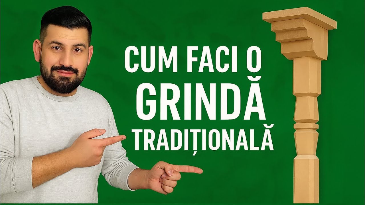 Am încercat să fac un STÂLP tradițional ca pe vremea bunicului
