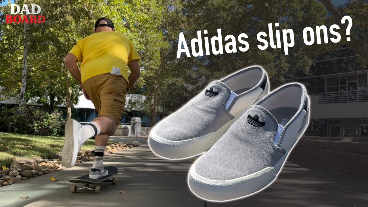 Skating The Adidas “Schmoofoil” Slip Ons