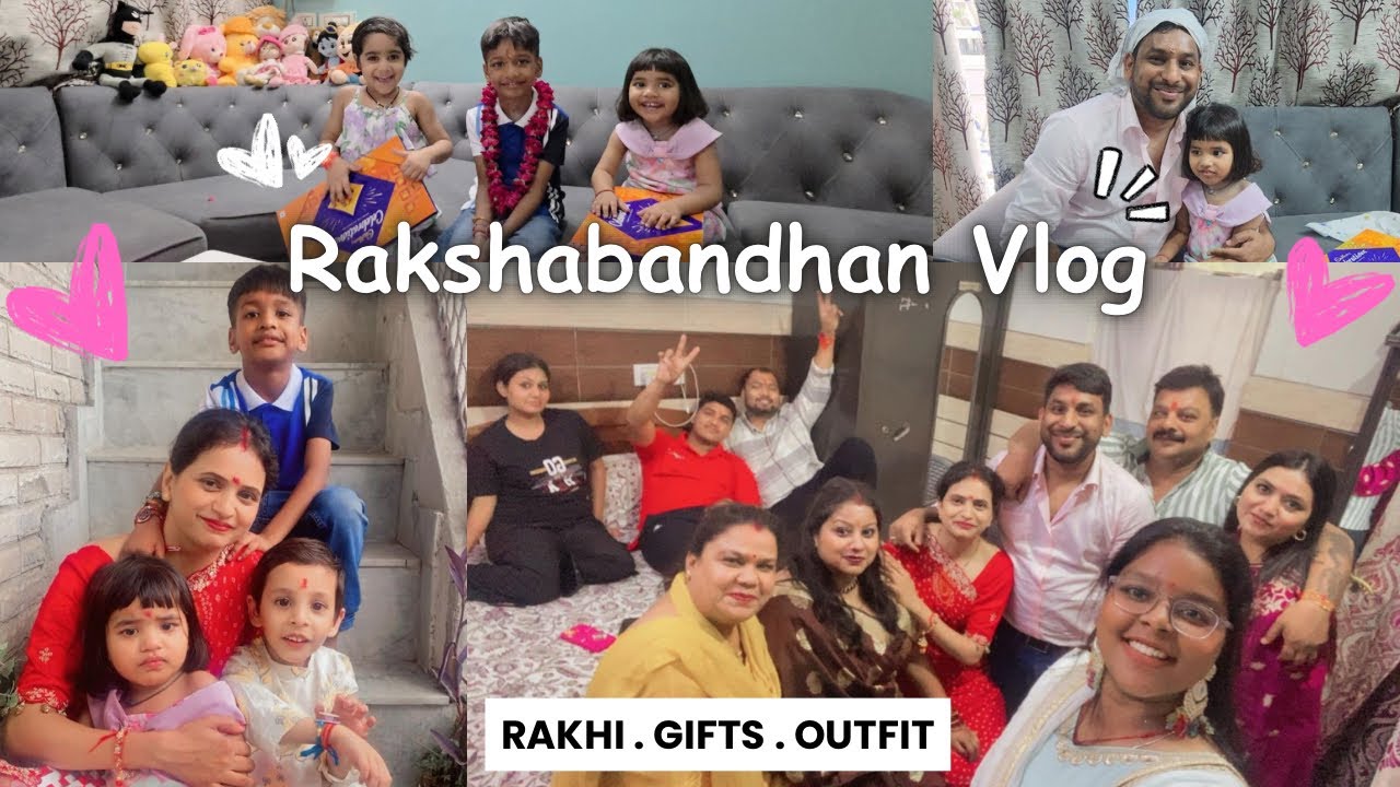 Rakshabandhan 2025 Vlog | Rakhi Celebration with Family | Traditional Rituals, Gifts& Fun Moments