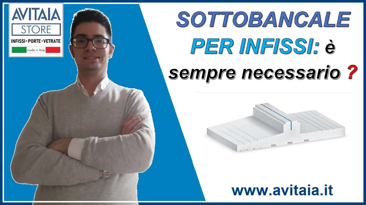 Sottobancale per finestre: è indispensabile ?
