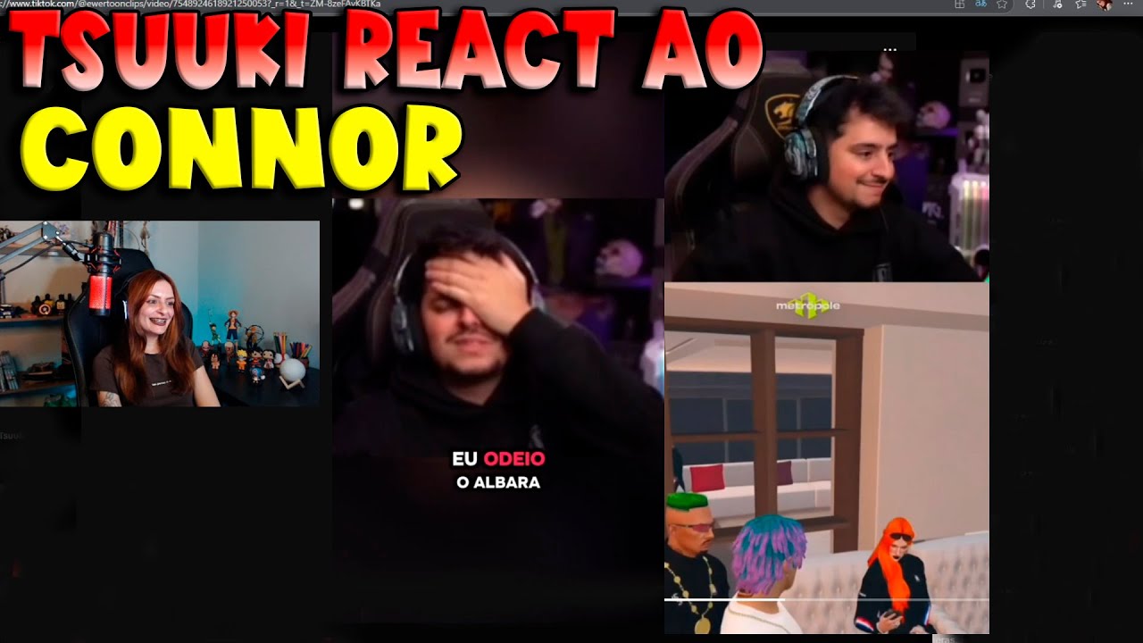 TSUUKI REACT AO CONNOR E GABE PEIXE 👀🔥 - KOGA GTA RP CLIPS
