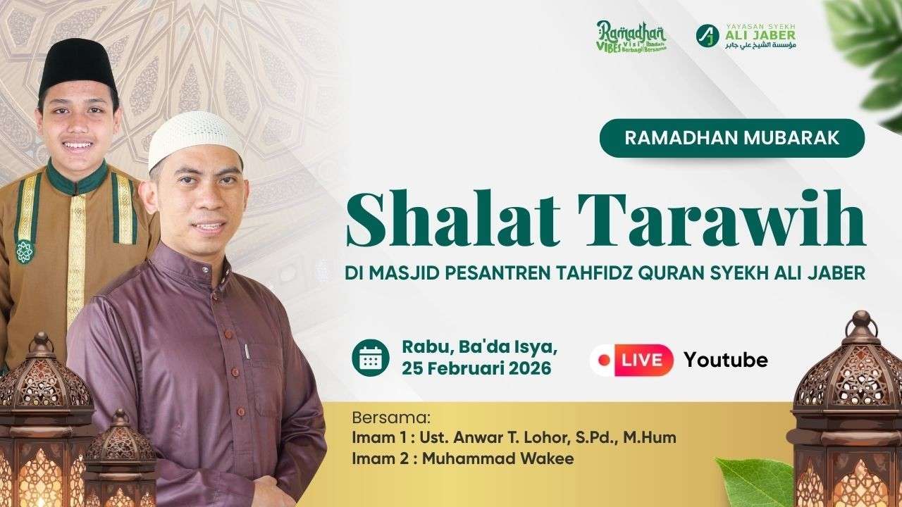 🔴 🔴 LIVE SHALAT TARAWIH // RAMADHAN MUBARAK // YAYASAN SYEKH ALI JABER