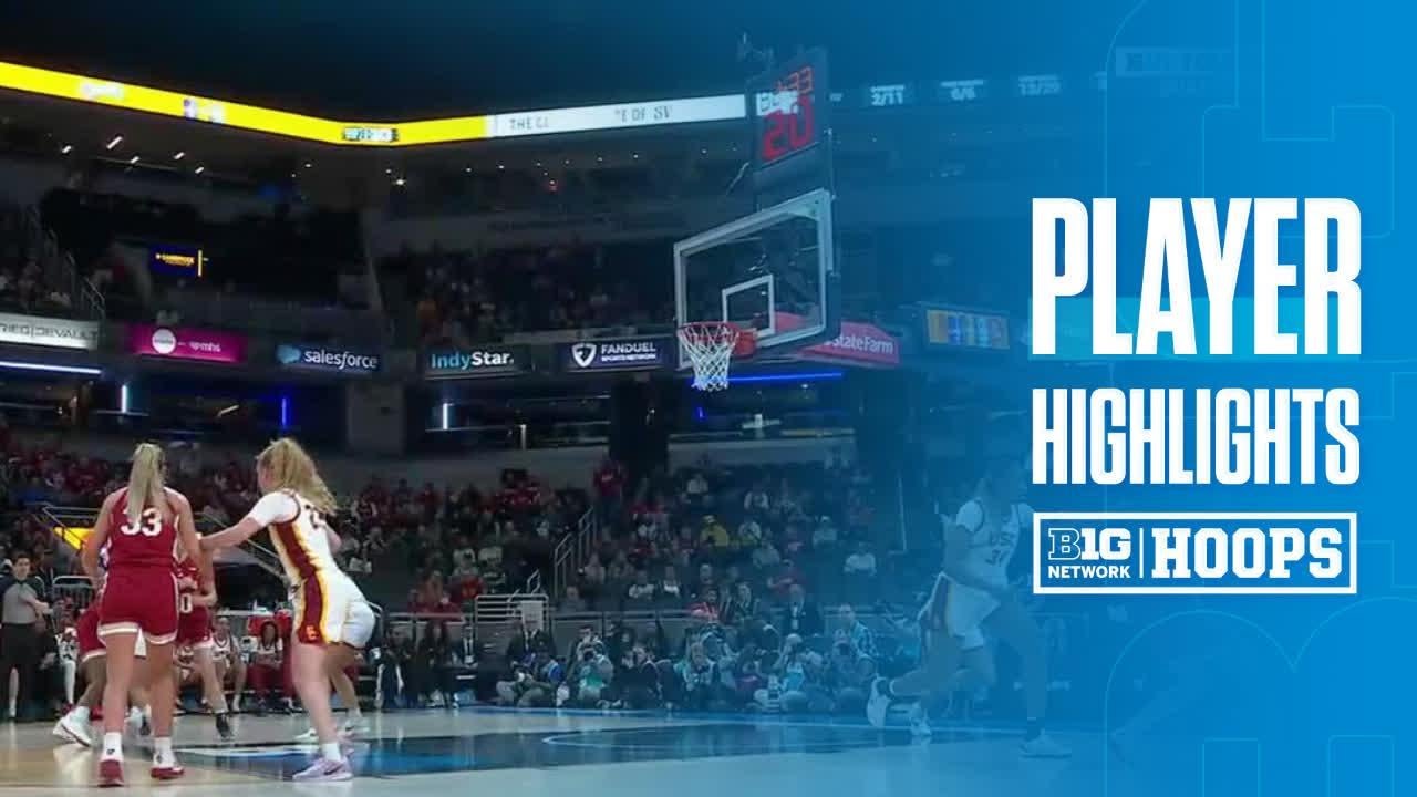 Yarden Garzon Highlights vs. Southern California | Indiana Women's Basketball | 03/07/2025
