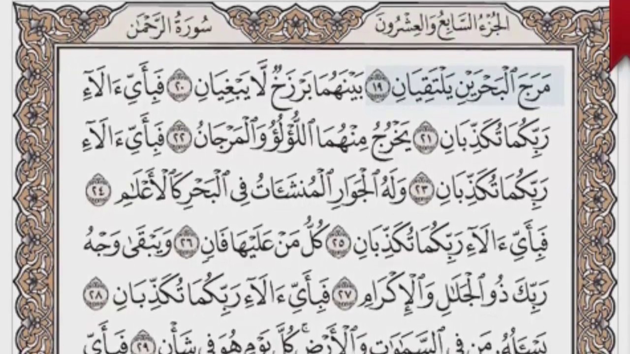 القرآن الكريم بالصفحات صوت وصورة ص/ 532 الشيخ محمود خليل الحصري بمد المنفصل