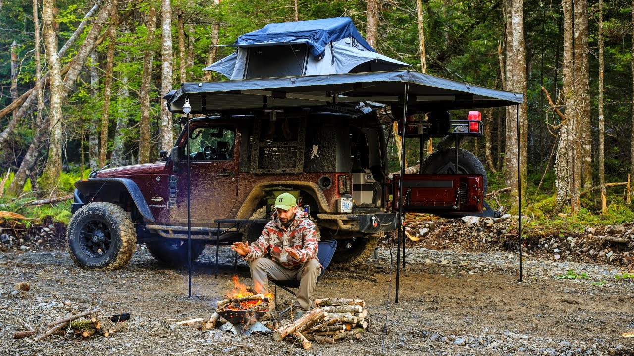 Roof Top Tent Overland Jeep Camping