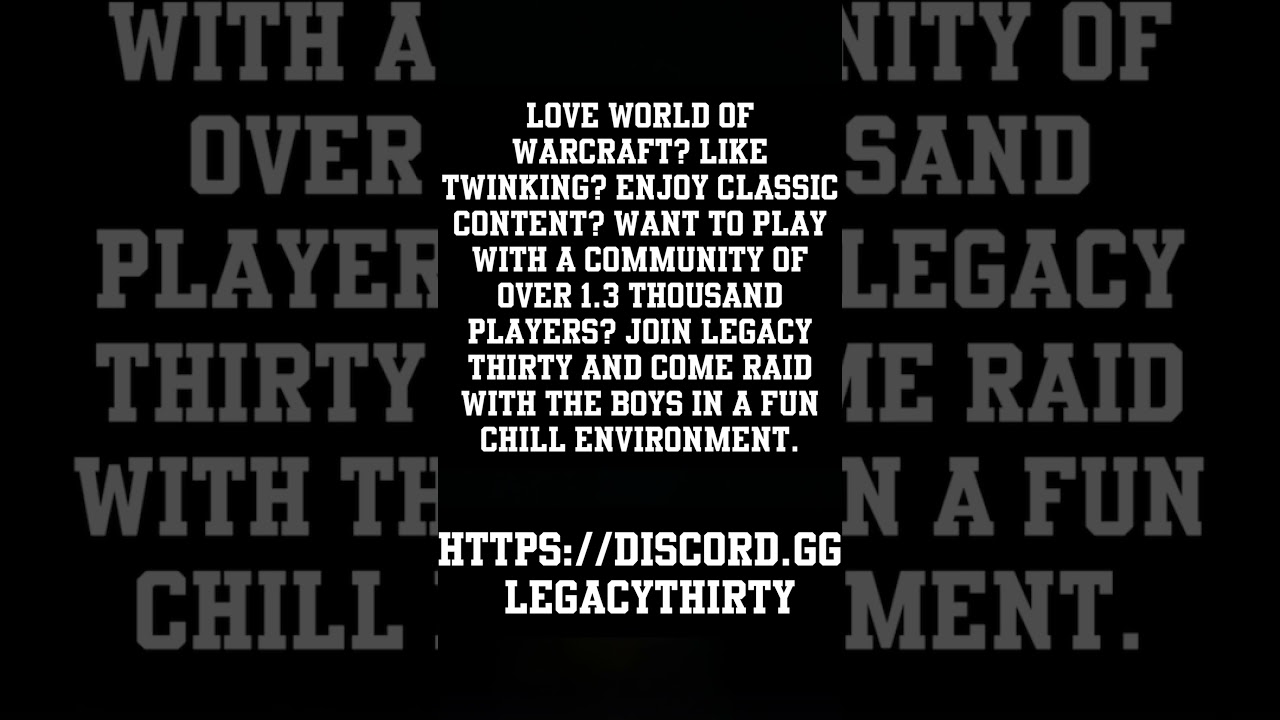World of Warcraft lvl 30 Raiding #legacythirty #WoW #worldofwarcraft #twinking #thewarwithin