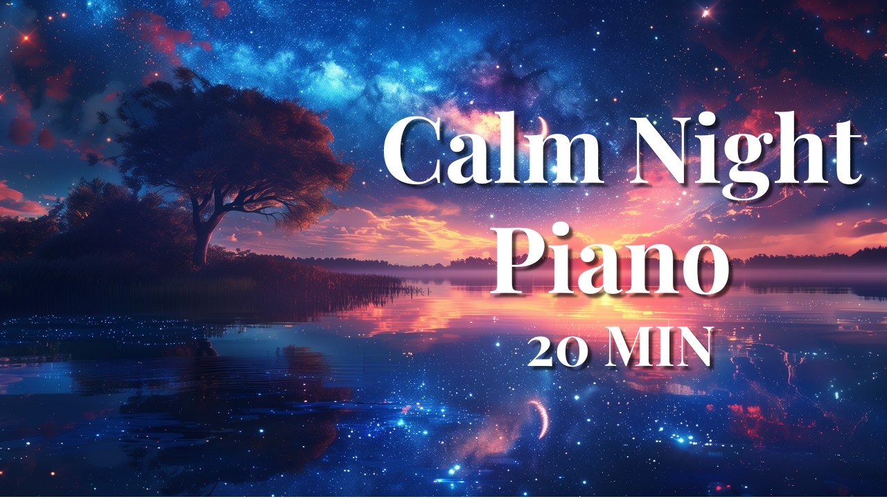 Relax by the Moonlit Lake 🌙 Peaceful Piano (20 Min)