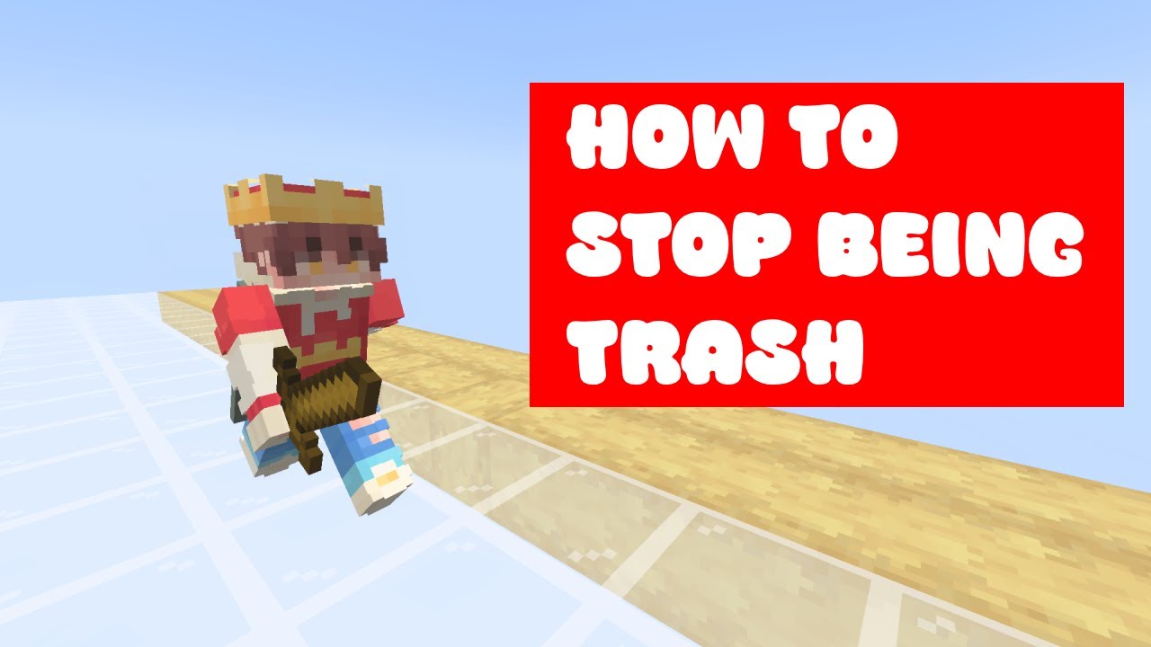 How to stop being trash