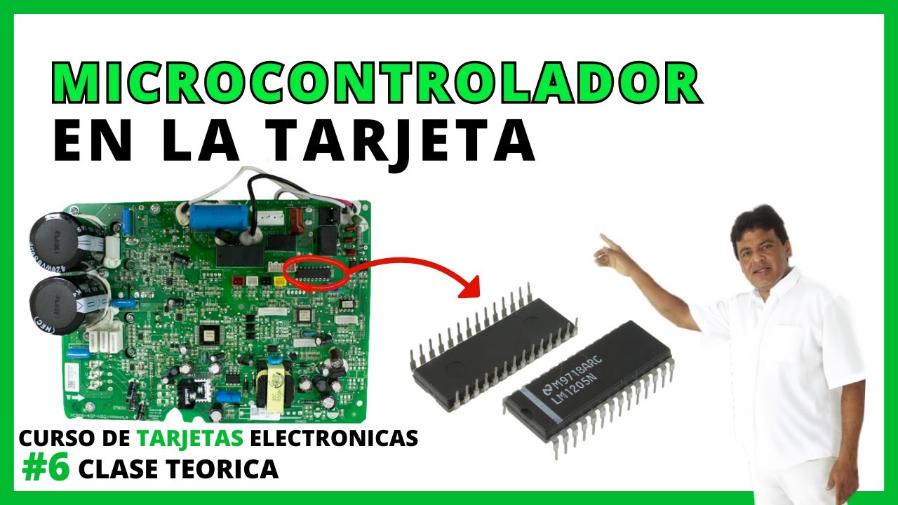 🟢Microcontrolador en la Tarjeta del Aire Acondicionado - Curso de tarjeta electrónica