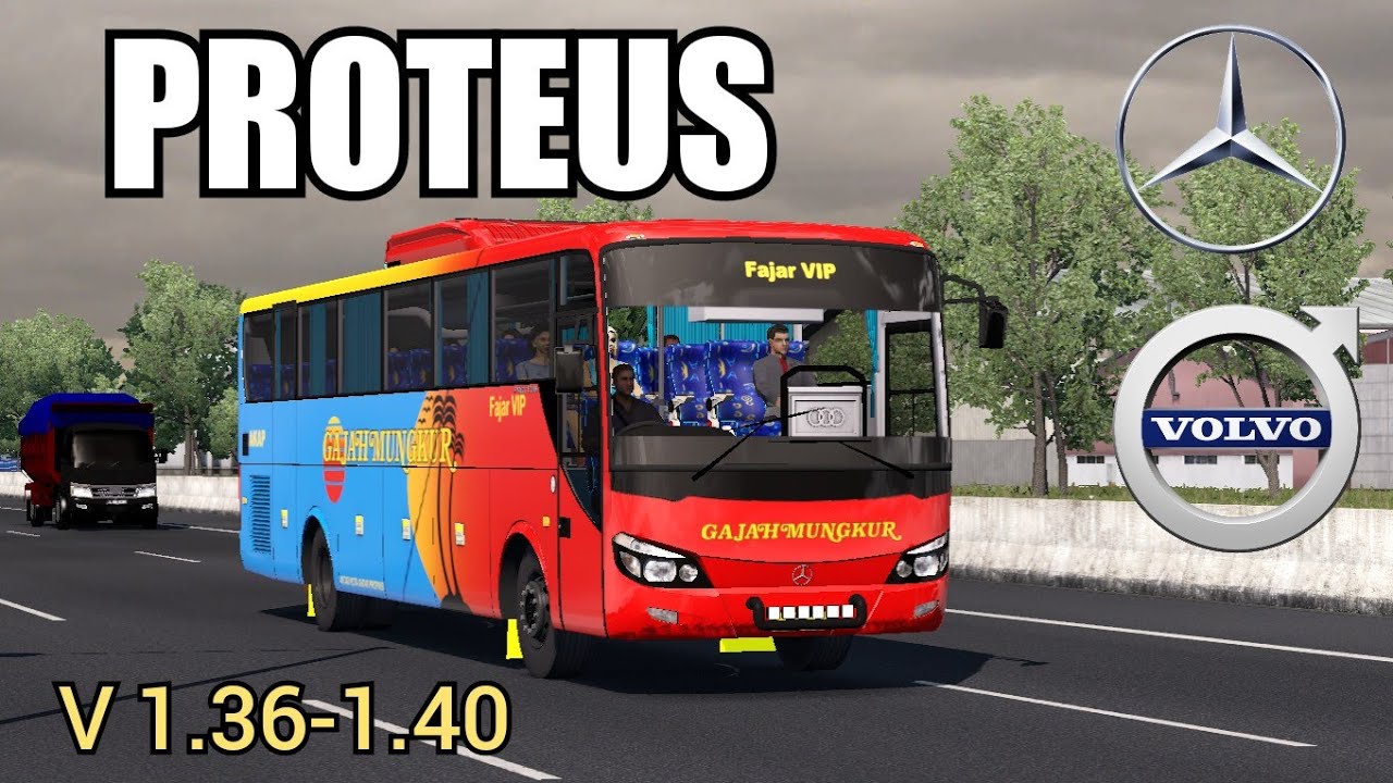 Proteus Laksana Bus | ETS2 [1.36-1.40] - Benz & Volvo Chassis