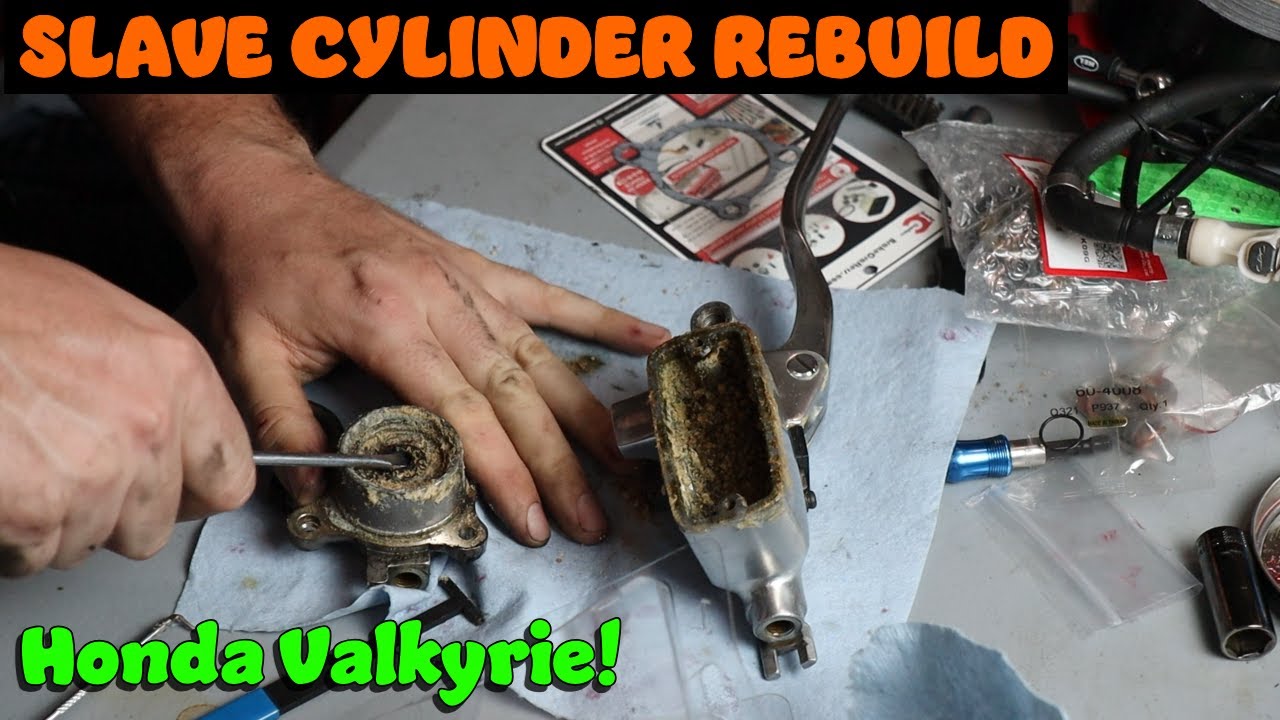 Clutch Slave Cylinder Tear down and Rebuild | Honda Valkyrie