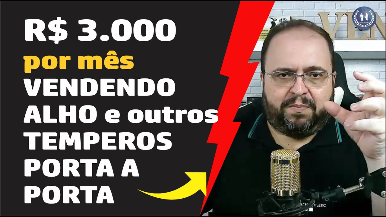 Como vender alho e temperos de porta em porta | venda porta a porta