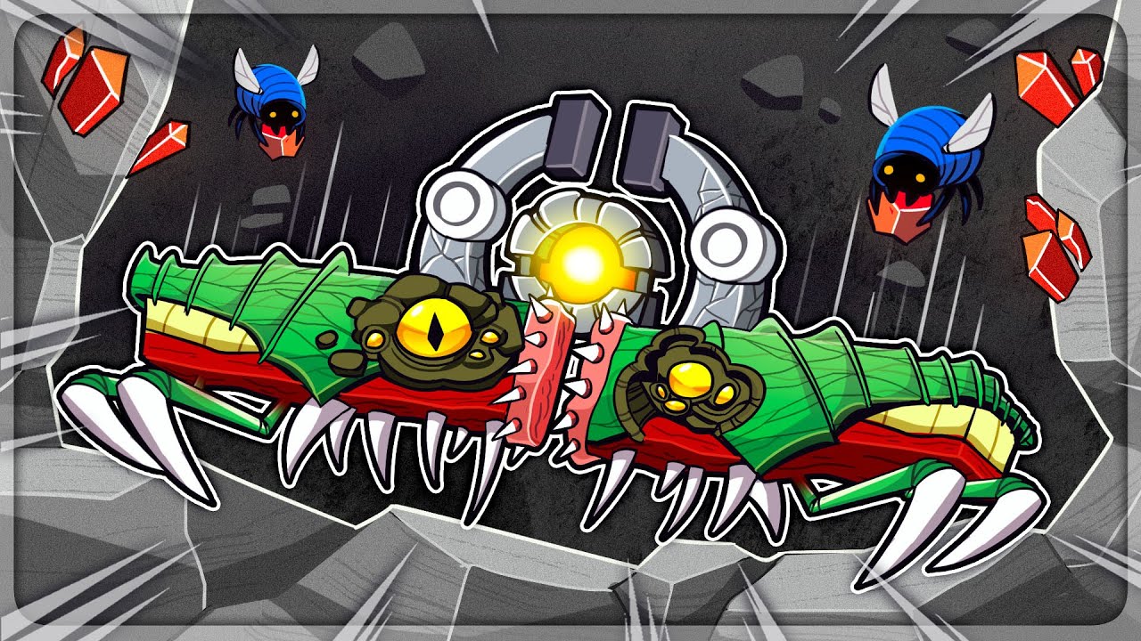 I used a BUG SWARM to mine a planet in Drill Core