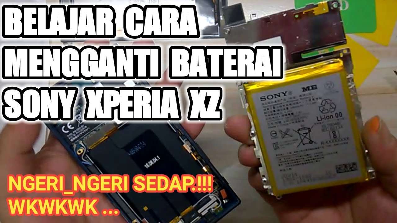 Cara Mengganti Baterai Sony Xperi XZ // Belajar Bersama Solder Beku Tutorial