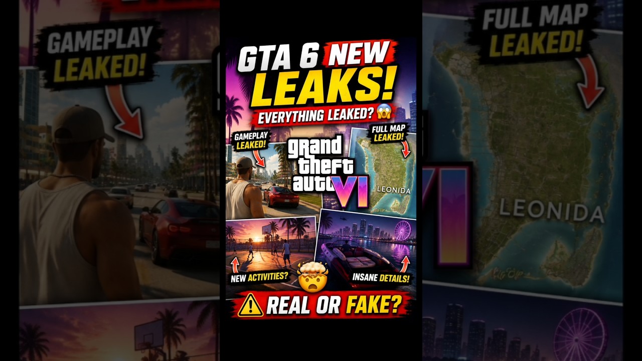 GTA 6 Leaks Are Getting CRAZY&hellip; 👀 #gta6 #gta6leaked #leak #rockstargames #gta6news #gaming