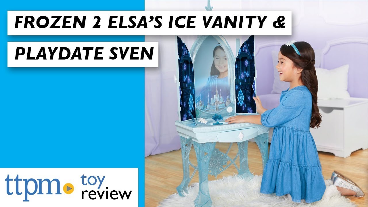 Disney Frozen 2 Playdate Sven & Elsa's Enchanted Ice Vanity from Jakks Pacific