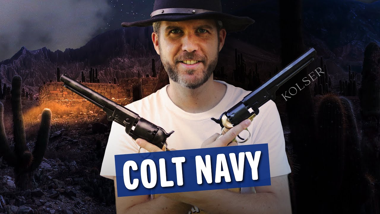HISTORIA DEL REVÓLVER COLT NAVY - Réplica de KOLSER