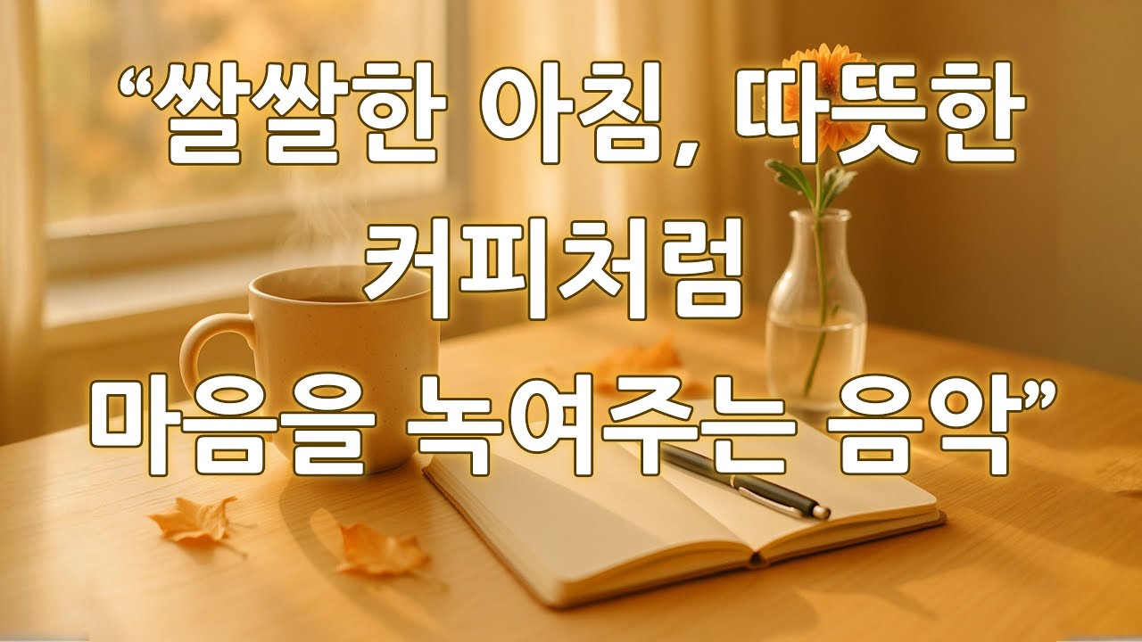 ☕ 가을의 쌀쌀한 아침, 따뜻한 커피처럼 마음을 녹여주는 음악 | 💿 Cozy Morning Brew