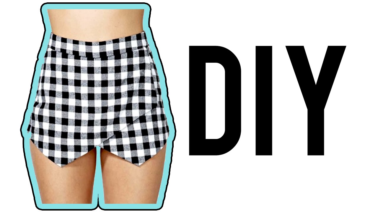 DIY Asymmetrical Skirt/Skort! | Make Thrift Buy #15