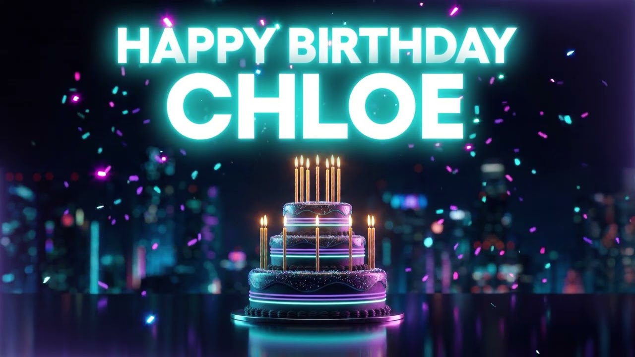 Happy Birthday Chloe Song 🎂 Upbeat Party Version! 🎷