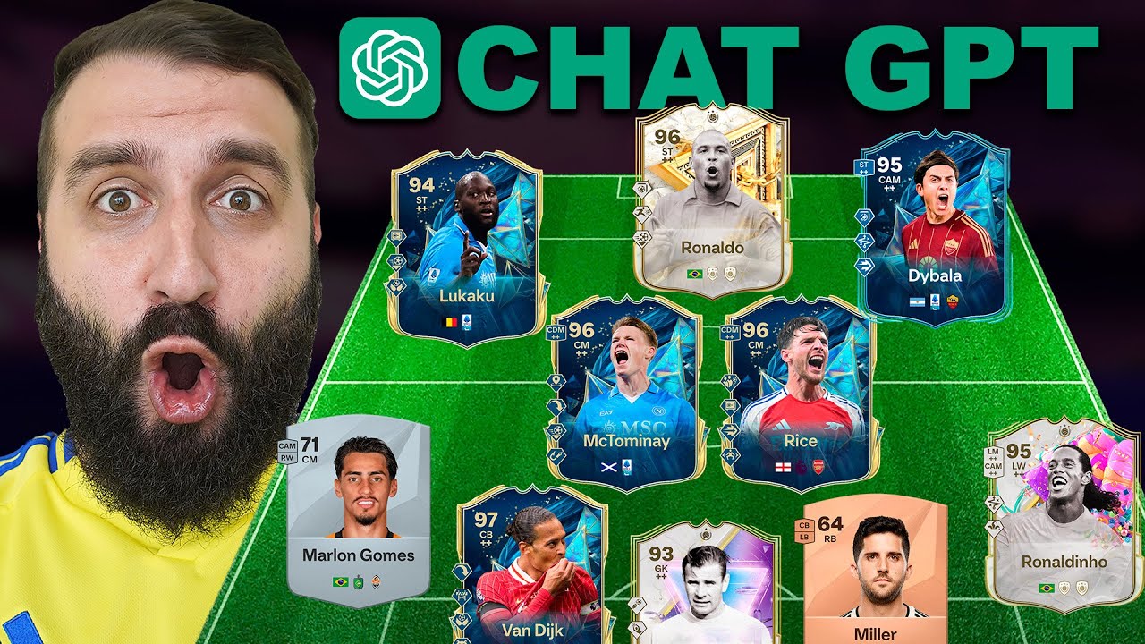 ChatGPT выбирает МОЙ СОСТАВ в FC 25!
